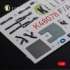 KELIK K48078 F/A-18F Super Hornet interior 3D decals for MENG kit 1/48